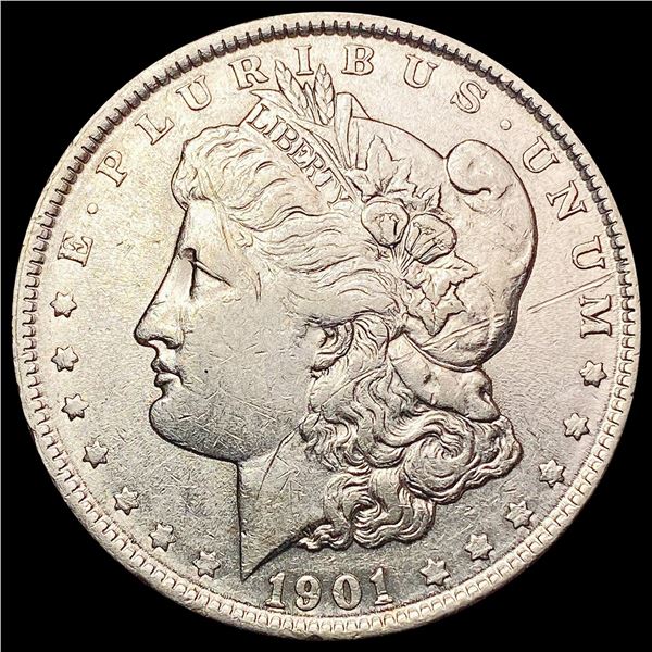 1901 Morgan Silver Dollar CLOSELY UNCIRCULATED