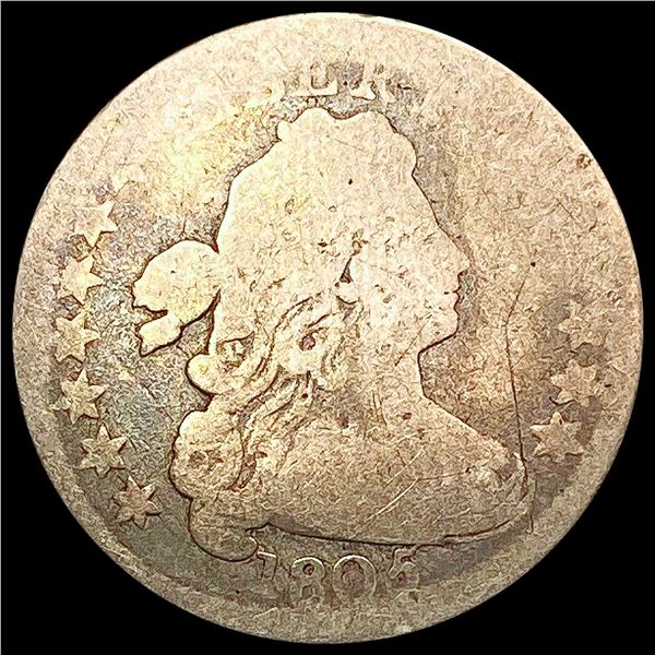 1805 Draped Bust Dime NICELY CIRCULATED