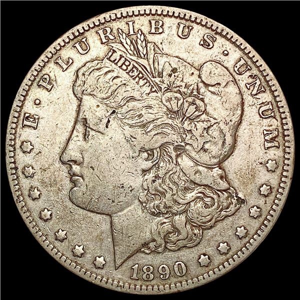 1890-CC Morgan Silver Dollar LIGHTLY CIRCULATED