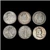 Image 1 : [6] Varied US SILV Half Dollars (1893, 1899-O, 191