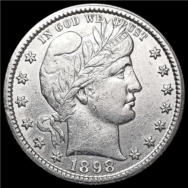 1898-S Barber Quarter CLOSELY UNCIRCULATED