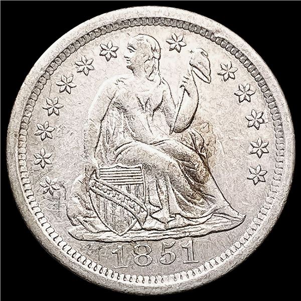 1851-O Seated Liberty Dime CLOSELY UNCIRCULATED