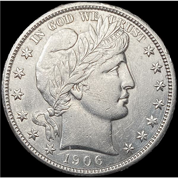1906 Barber Half Dollar CLOSELY UNCIRCULATED