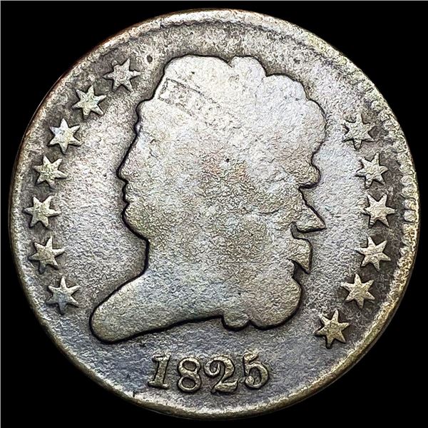 1825 Classic Head Half Cent NICELY CIRCULATED