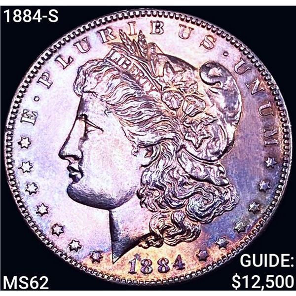 1884-S Morgan Silver Dollar UNCIRCULATED
