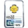Image 2 : 1845-O $5 Gold Half Eagle NGC AU53