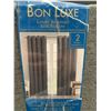 Image 3 : Bon Luxe 2 Panel Blackout Grommet Window Panel Pair (90in)
