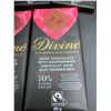 Image 2 : Divine Dark Chocolate with Raspberries Candy Bars (5 x 85g)