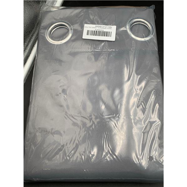 Total Blackout Curtain, 2 Panels, Grey (52w x 63l)