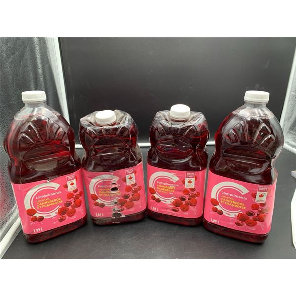 Compliments Cocktail Cranberry Raspberry (4 x 1.89L)