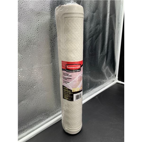 Rubbermaid Safti-grip Large Bath Mat, Latex Free, White (16 x 28in)