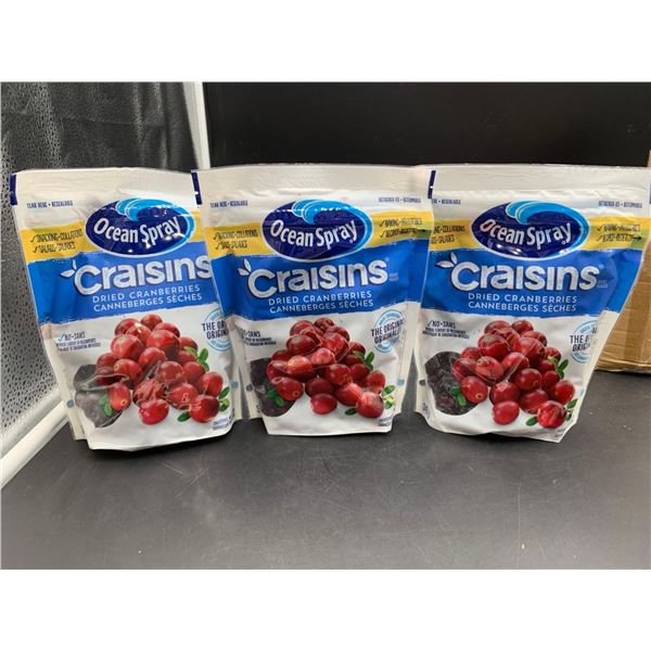 Ocean Spray Craisins Dried Cranberries (3 x 340g)
