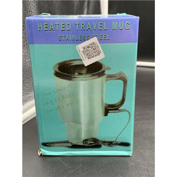 Heated Travel Mug,Stainless Steel