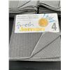 Image 2 : Fresh Lemon Microfibre Dish Cloths (3 x 4, 12 in x 12in)