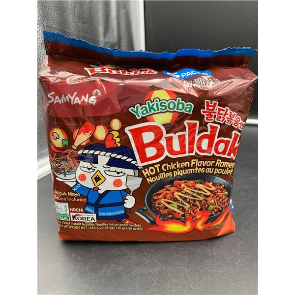 SamYang Yakisoba Buldak-Hot Chicken Flavour Ramen (5 x 130g)