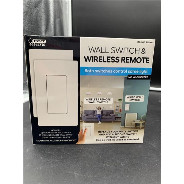 Wall Switch & Wireless Remote