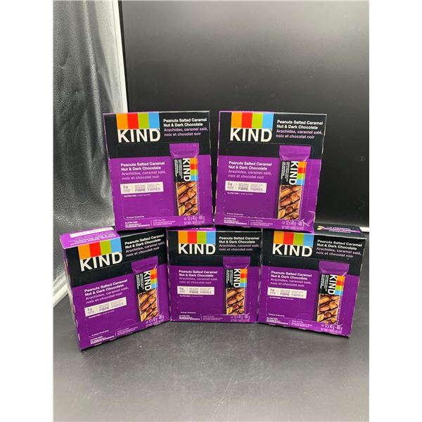 Kind Peanuts Salted Caramel Nut & Dark Chocolate (5 x 12 x 40g)