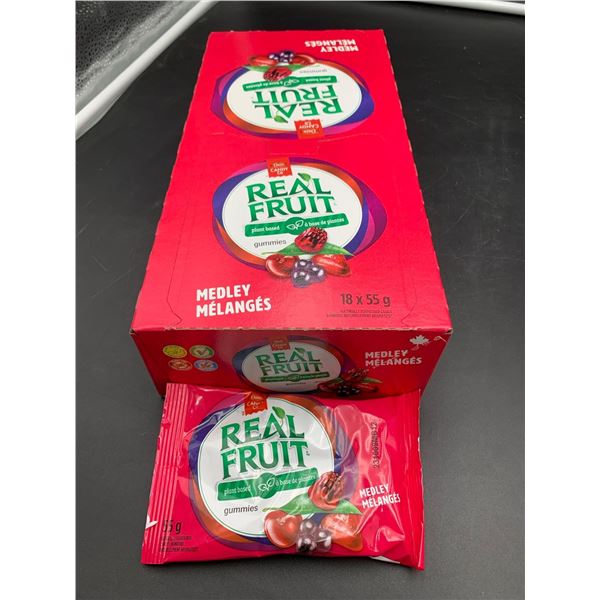 Real Fruit Plant Based Gummies-Medley (18 x 55g)