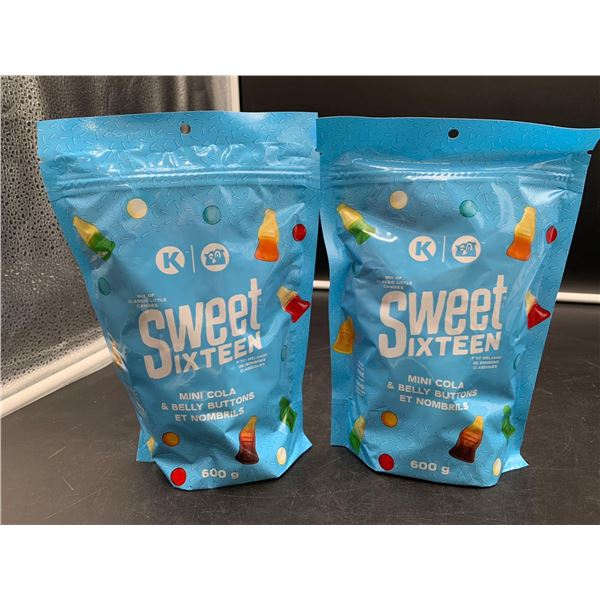 Sweet Sixteen Mini Cola & Belly Buttons Candy (2 x 600g)