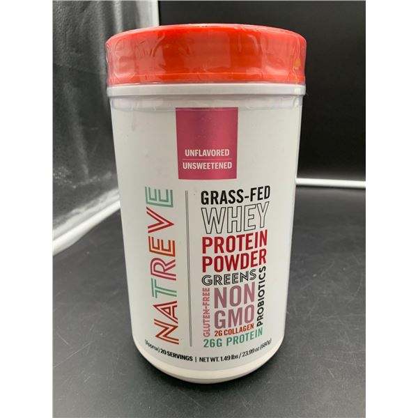Natreve Grass-Fed Whey Protein Powder & Greens (680g)