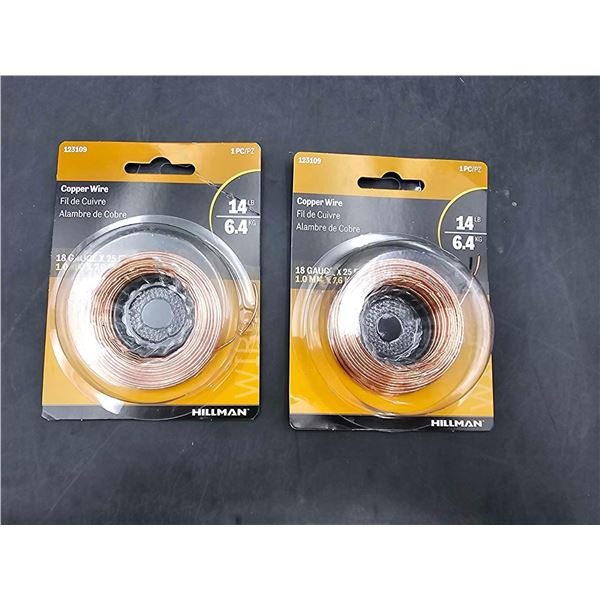 Copper Wire 18 Gauge, 14lb (2ct)