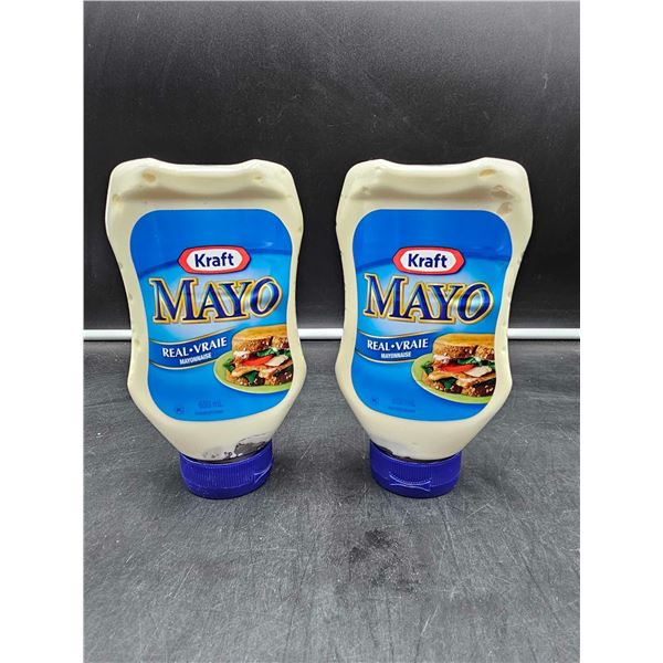 Kraft Mayo Real Mayonnaise (2 x 650ml)