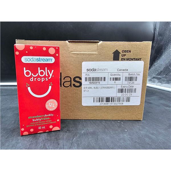 Soda Stream Bubly Drops-Strawberry (6 x 40ml)