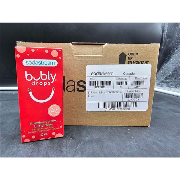 Soda Stream Bubly Drops-Strawberry (6 x 40ml)
