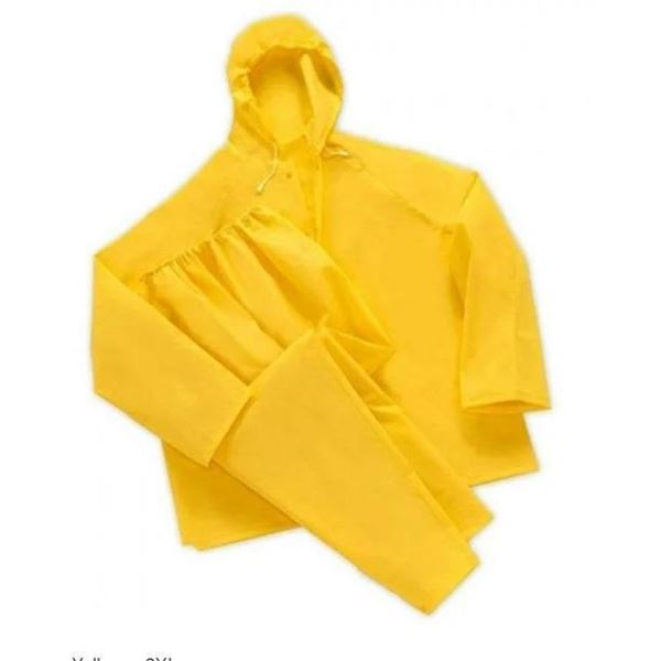 Storm Master 2 Pc Adult Rain Suit - Over All Pant & Hooded Jacket Set - size 3XL - NOT EXACT AS STOC