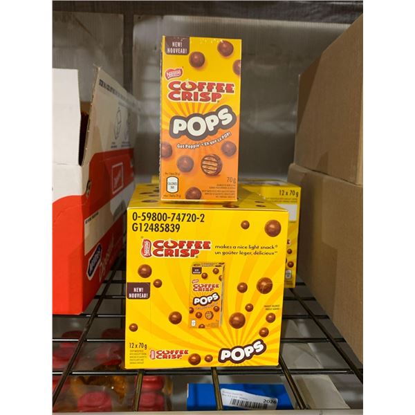 CASE LOT - Coffee Crips Pops 12 x 70g