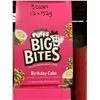 Image 3 : CASE LOT - Big Bites Birthday cake filled marshmellow 3 x 12  x 52g