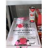 Image 1 : CASE LOT - Pobble mixed berries bubble tea 24 x 490ml