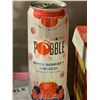Image 2 : CASE LOT - Pobble mixed berries bubble tea 24 x 490ml
