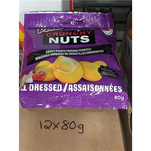 CASE LOT - Pzazz Crunch7 coated nuts all dressed 12 x 80g