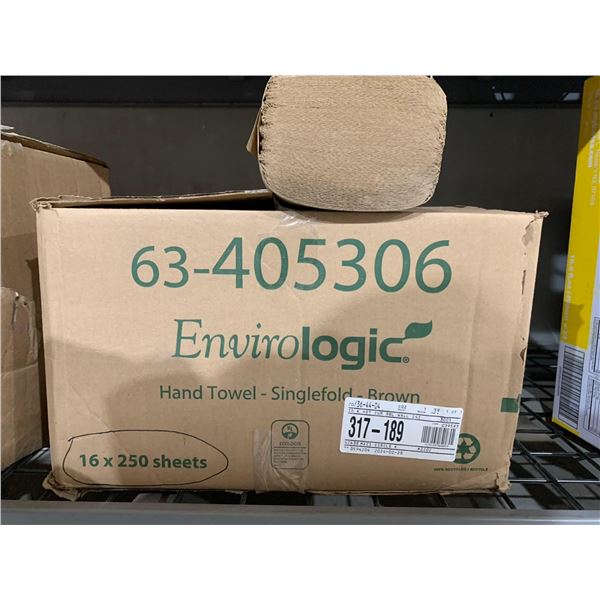 CASE LOT - Envirologic Hand Towels 16 x 250 sheets