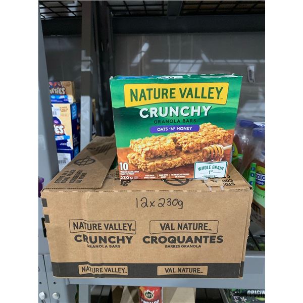 CASE LOT - Nature Valley crunch oats & honey bars 12 x 230g