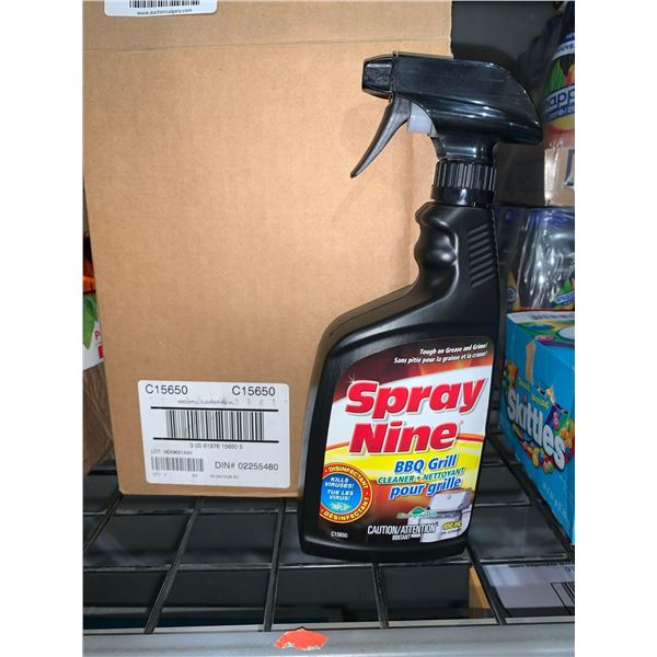 CASE LOT -Spray Nine BBQ Grill Cleaner 6 x 650ml