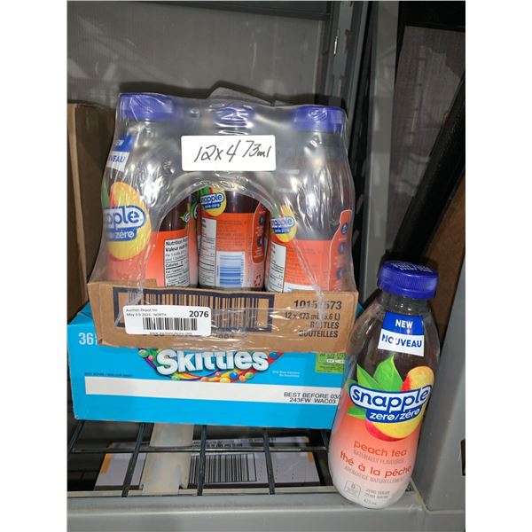 CASE LOT - Snapple Peach Tea 12 x 473ml