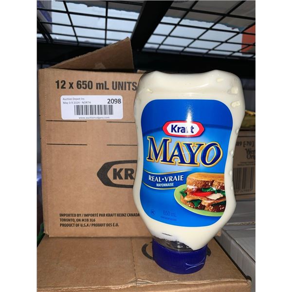 CASE LOT - Kraft Real Mayo 12 x 650ml