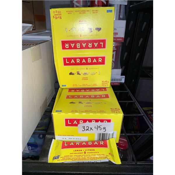 CASE LOT - LaraBar Lemon 32 x 45g