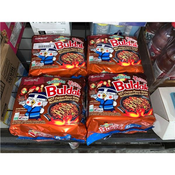 CASE LOT - Buldak Hot Chicken Raman 4 x 5 x 135g