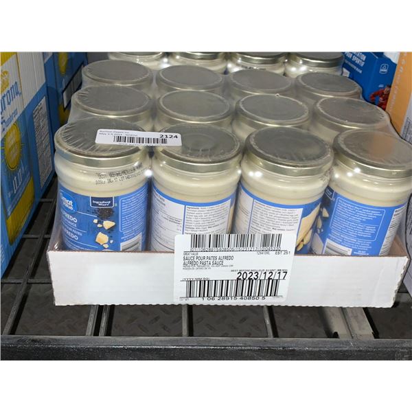 CASE LOT - Great Value Creamy Alfredo Pasta Sauce 12 x 410ml