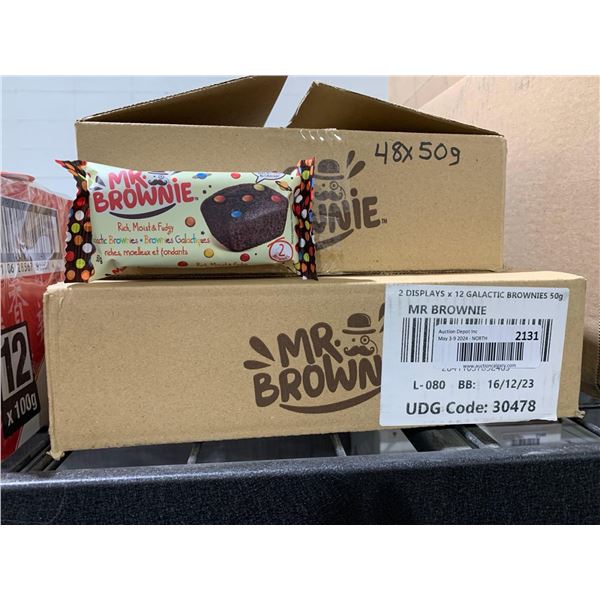 CASE LOT - Mr Brownie fudge brownies 48 x 50g