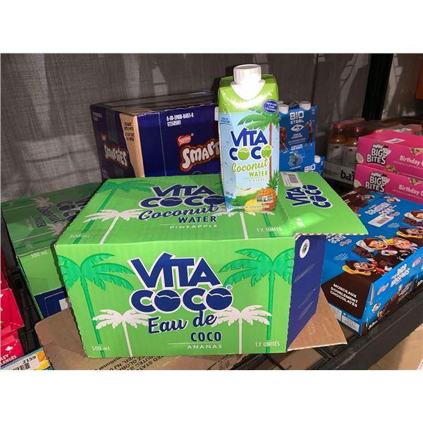 CASE LOT - Vita Coco Pinapple Coconut Water 12 x 500ml