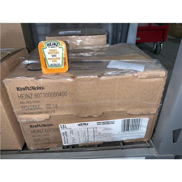 CASE LOT - Heinz Honey Mustard Sauce 60 x 25ml