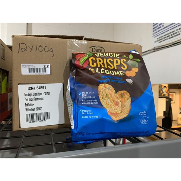 CASE LOT - Veggie Crisp Ranch 12 x 100g