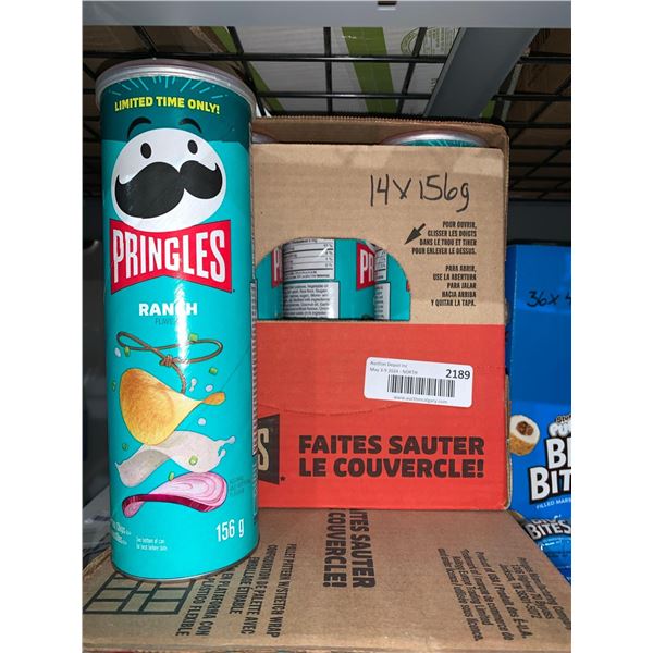 CASE LOT - pringles Ranch 14 x 156g