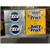 Image 1 : CASE LOT - Excel & Juicy Fruit Gum 2 x 12 x 12