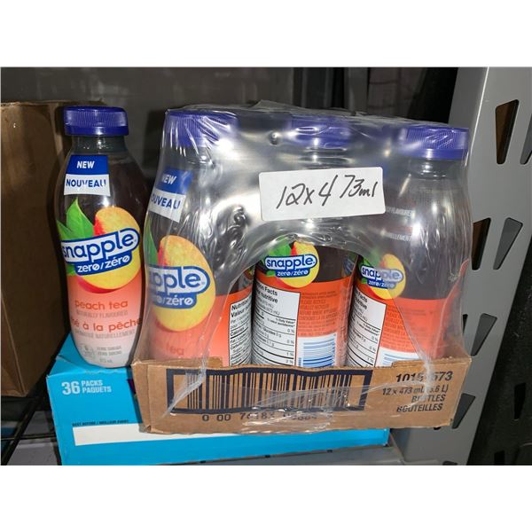 CASE LOT - Snapple Peach Tea 12 x 473ml