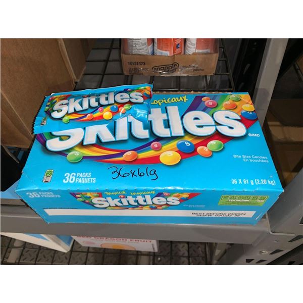 CASE LOT - Skittles Tropical 36 x 61g